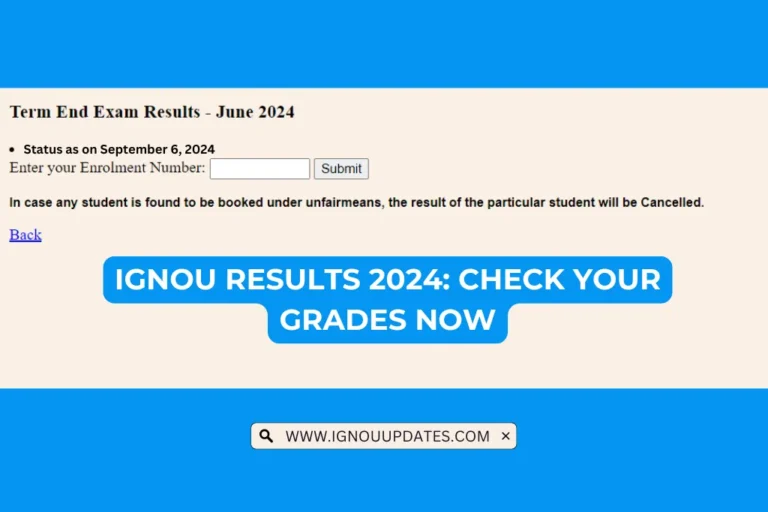 IGNOU Results 2024